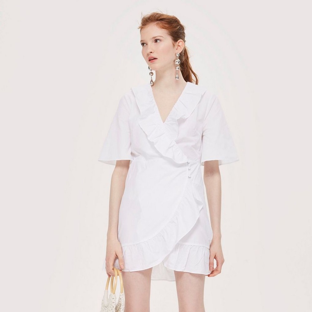 TOPSHOP | raffle wrap dress